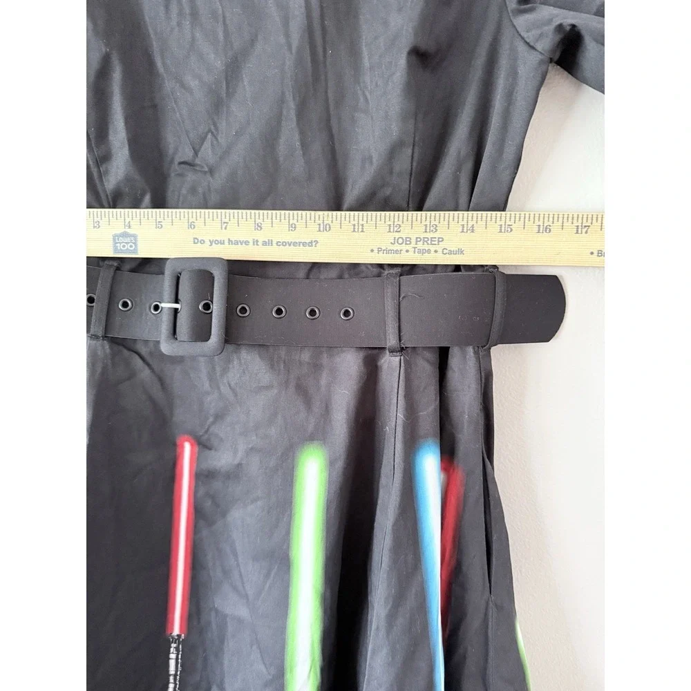 Star Wars Her Universe Dress Light Sabers Black Size Medium Excellent Cosplay - Picture 7 of 11